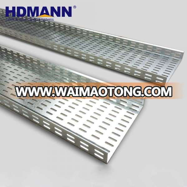 High Quality Perforated Steel 300mm Hot Dipped Galvanized Small Cable Tray Sizes